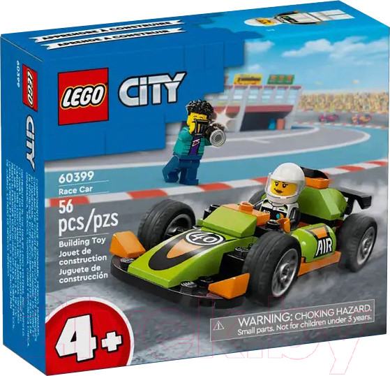 Изображение товара Конструктор Lego City Vehicles Зеленый гоночный автомобиль / 60399 