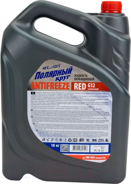 Изображение товара Антифриз Полярный круг G12 / 002001001012 (10кг, красный)