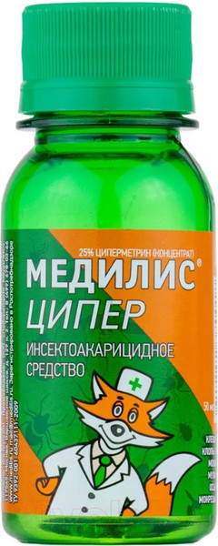Изображение товара Концентрат от насекомых Медилис Ципер (50мл)
