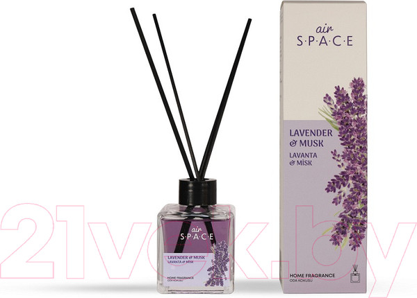 Изображение товара Аромадиффузор AirSpace Square Лаванда и Мускус 122810 (100мл)