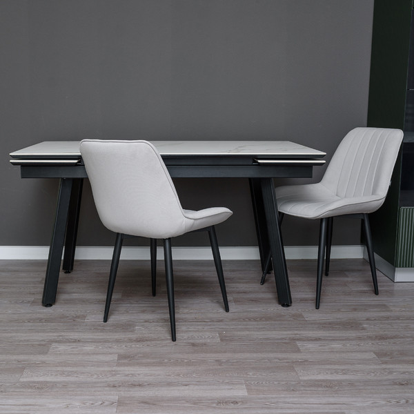 Изображение товара Обеденный стол ДСВ Герцог 140x80x30 (белый)