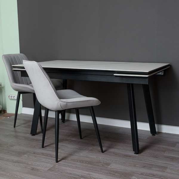 Изображение товара Обеденный стол ДСВ Герцог 140x80x30 (белый)