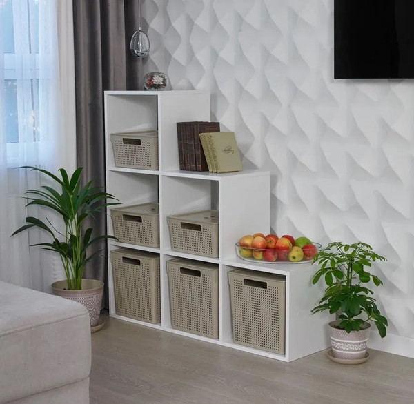 Изображение товара Коробка для хранения Violet Лофт V6911020 (11л, латте)