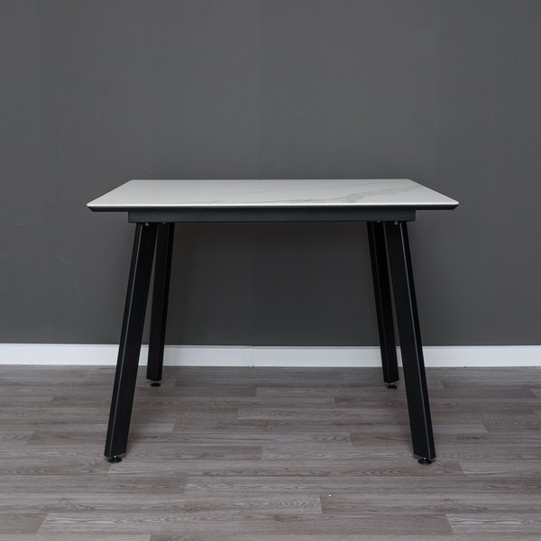 Изображение товара Обеденный стол ДСВ Граф 100x80 (белый)