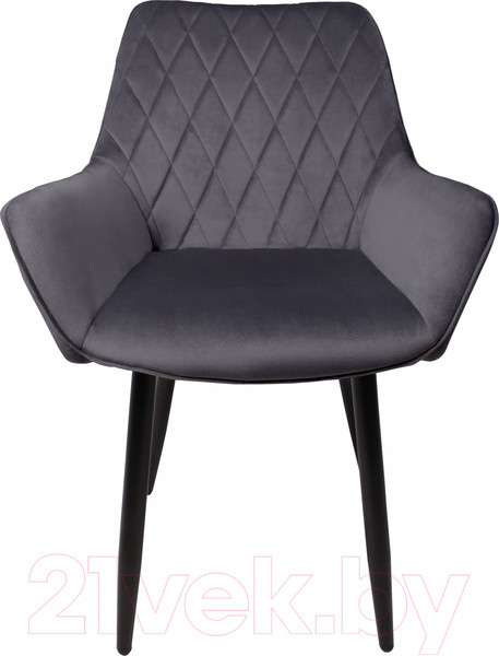 Изображение товара Стул AksHome Pablo (серый велюр HLR-21/черный)