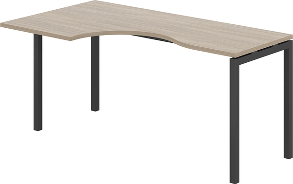 Изображение товара Письменный стол Norden 160x90x75 левый / SG.232.OD.44.AN.L (антрацит/дуб темный)