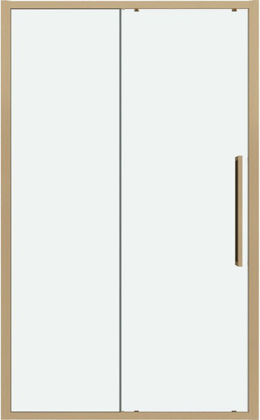 Изображение товара Душевая дверь Grossman Galaxy 100x195 / 100.K33.01.100.32.00 (золото сатин/стекло прозрачное)