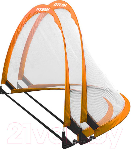 Изображение товара Футбольные ворота Atemi APSG03N (2шт, оранжевый/белый)