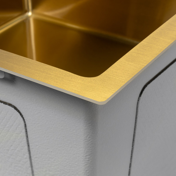 Изображение товара Мойка кухонная Arfeka Eco AR PVD Nano 45x45 (золото)