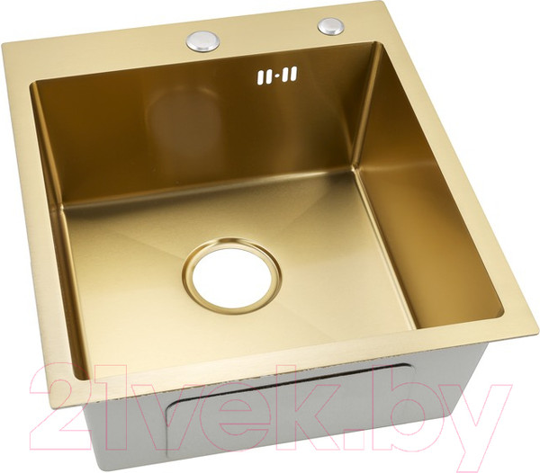 Изображение товара Мойка кухонная Arfeka Eco AR PVD Nano 45x50 (золото)
