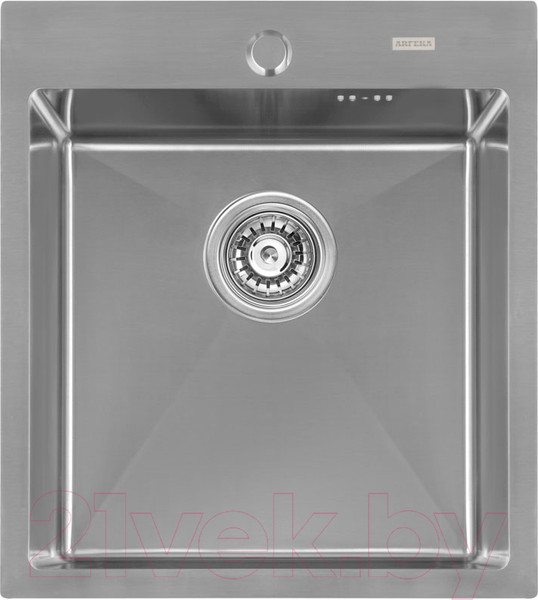 Изображение товара Мойка кухонная Arfeka Eco AR Decor 45x50 (сатин)