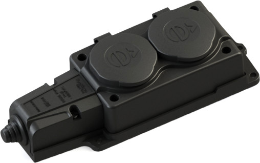 Изображение товара Колодка удлинителя Systeme (Schneider) Electric MultiSet MST4102BK