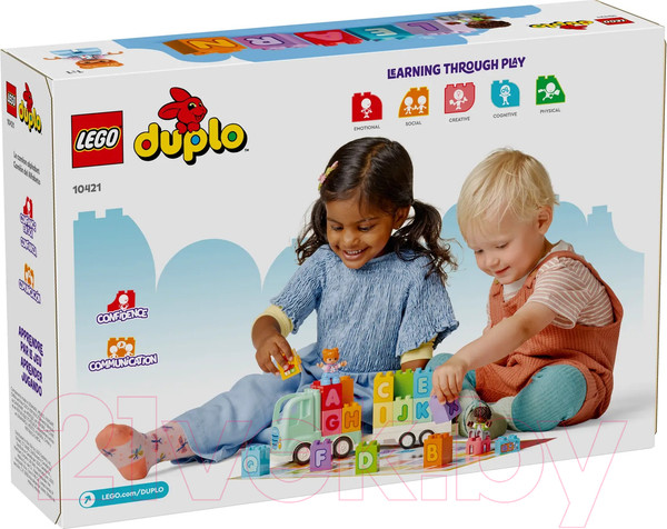 Изображение товара Конструктор Lego Duplo Town Алфавитный грузовик / 10421 