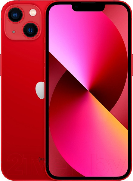 Изображение товара Смартфон восстановленный Apple iPhone 13 256GB Flip Грейд B (красный)
