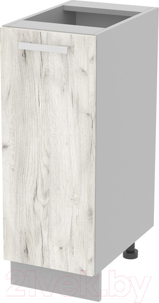 Изображение товара Шкаф-стол кухонный Интерлиния Компо НШ30р-1дв (дуб белый)