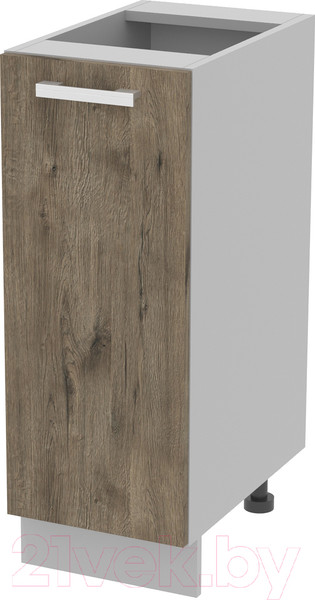 Изображение товара Шкаф-стол кухонный Интерлиния Компо НШ30р-1дв (дуб веллингтон)