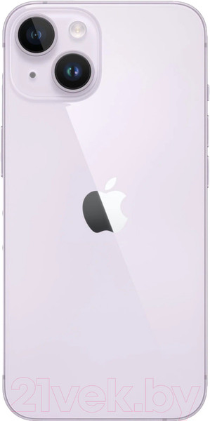 Изображение товара Смартфон восстановленный Apple iPhone 14 128GB Flip Грейд B (фиолетовый)