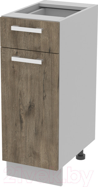 Изображение товара Шкаф-стол кухонный Интерлиния Компо НШ30рш1 (дуб веллингтон)