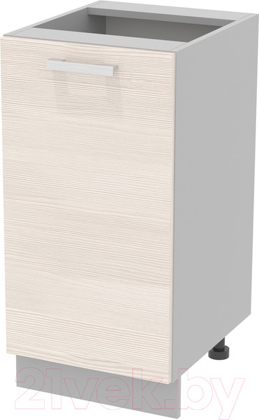 Изображение товара Шкаф-стол кухонный Интерлиния Компо НШ40р-1дв (вудлайн)