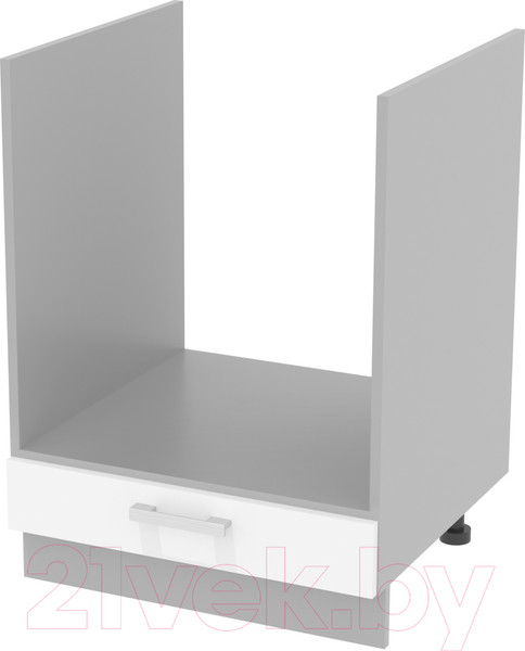 Изображение товара Шкаф под духовку Интерлиния Компо НШ60д (белый платинум)
