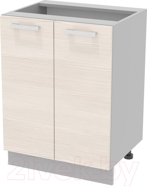 Изображение товара Шкаф-стол кухонный Интерлиния Компо НШ60р-2дв (вудлайн)
