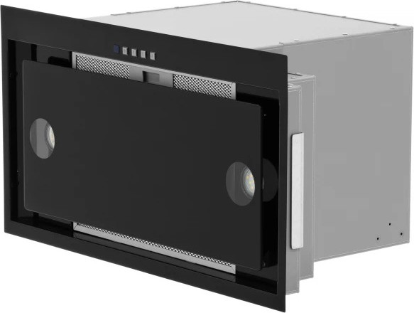 Изображение товара Вытяжка скрытая Akpo Neva Glass II 60 wk-12 (черный)