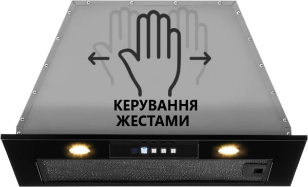 Изображение товара Вытяжка скрытая Akpo Neva II 60 wk-12 (черный)