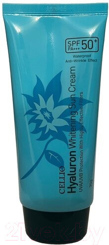 Изображение товара Крем солнцезащитный Cellio Sun Cream Hyaluron С гиалуроновой кислотой (70г)