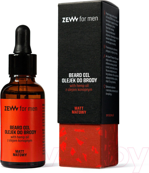 Изображение товара Масло для бороды ZEW for Men Matt (30мл)