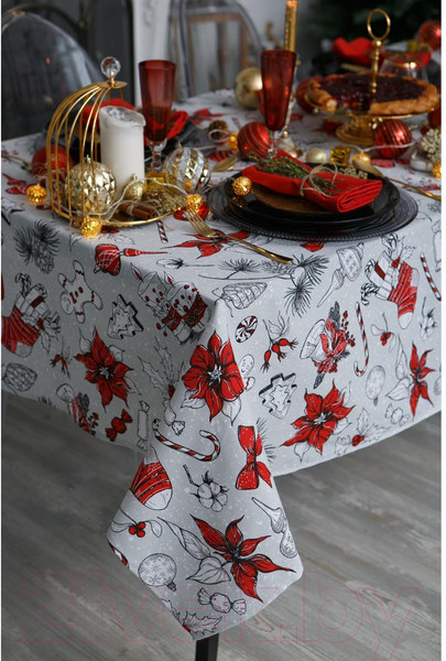 Изображение товара Скатерть Доляна Новогоднее настроение 149x180 / 4478720