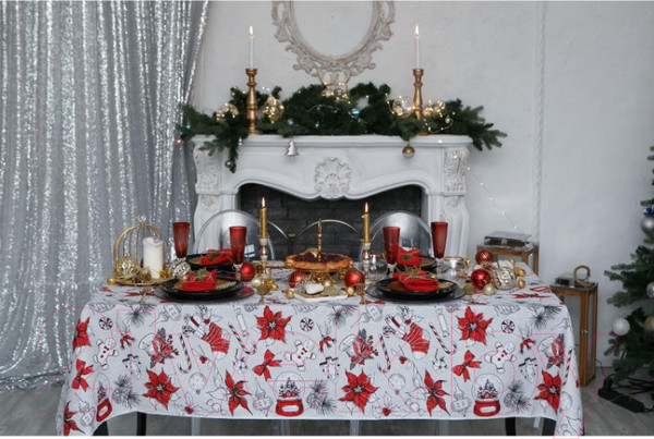 Изображение товара Скатерть Доляна Новогоднее настроение 149x180 / 4478720