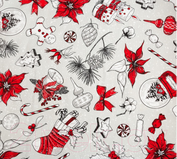 Изображение товара Скатерть Доляна Новогоднее настроение 149x180 / 4478720