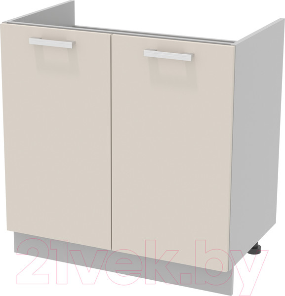 Изображение товара Шкаф под мойку Интерлиния Компо НШ80м-2дв (персидский жемчуг)