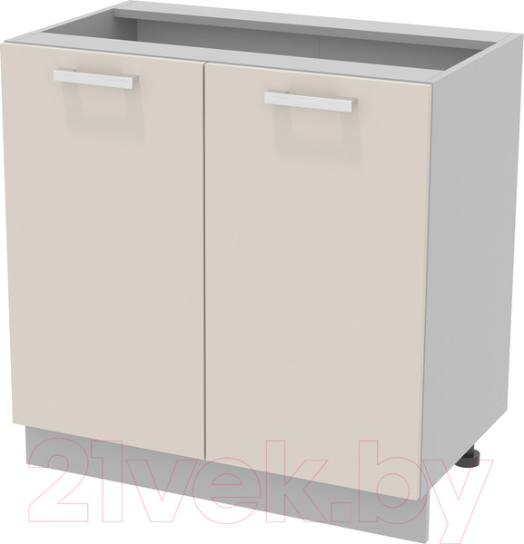 Изображение товара Шкаф-стол кухонный Интерлиния Компо НШ80р-2дв (персидский жемчуг)