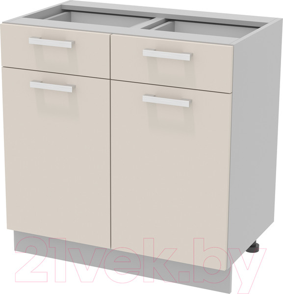 Изображение товара Шкаф-стол кухонный Интерлиния Компо НШ80рш2 (персидский жемчуг)