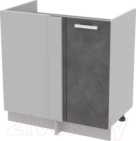 Изображение товара Шкаф под мойку Интерлиния Компо НШ88-М.П (бетон портленд)