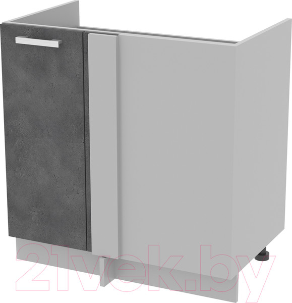 Изображение товара Шкаф под мойку Интерлиния Компо НШ88-М.П (бетон портленд)