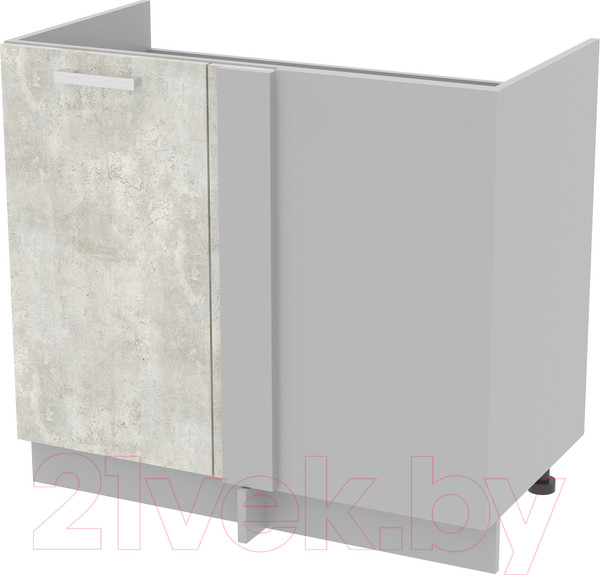 Изображение товара Шкаф под мойку Интерлиния Компо НШ98-М.П (бетон лайт)