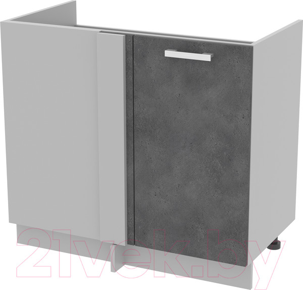 Изображение товара Шкаф под мойку Интерлиния Компо НШ98-М.П (бетон портленд)