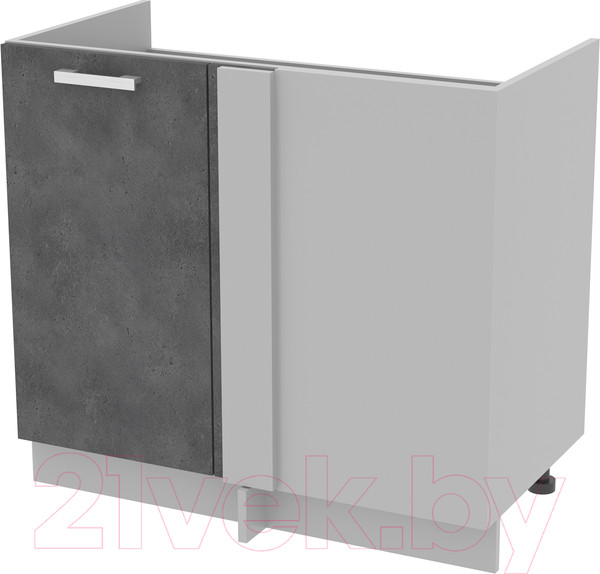 Изображение товара Шкаф под мойку Интерлиния Компо НШ98-М.П (бетон портленд)