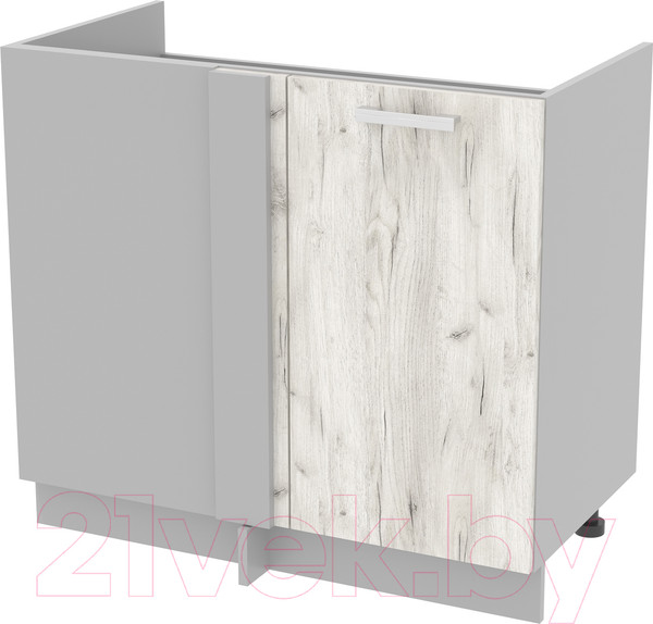 Изображение товара Шкаф под мойку Интерлиния Компо НШ98-М.П (дуб белый)