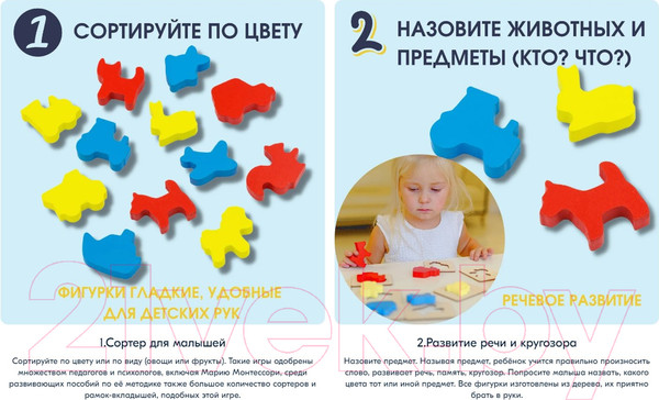 Изображение товара Сортер Alatoys Кто и Что? / СОР29 