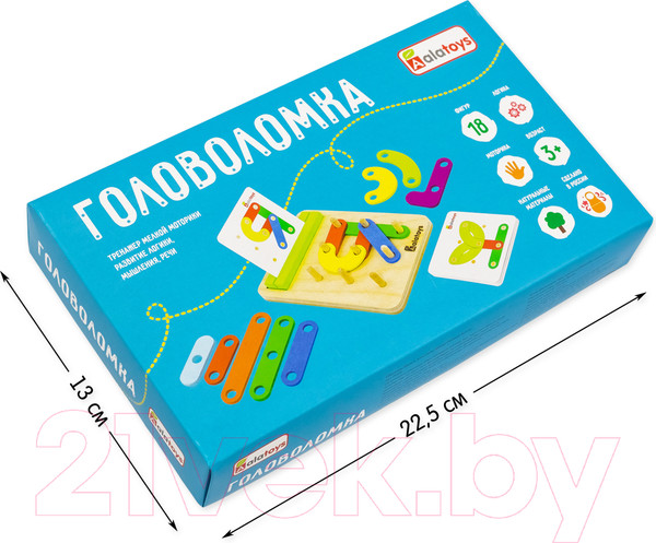 Изображение товара Развивающий игровой набор Alatoys Головоломка / РН05 