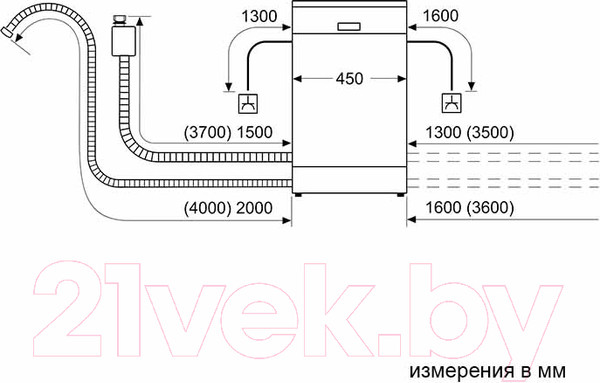 Изображение товара Посудомоечная машина Bosch SPV4EMX25E