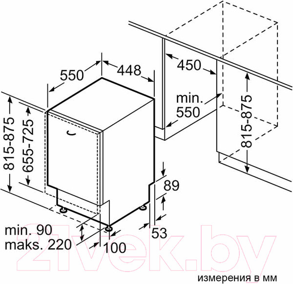 Изображение товара Посудомоечная машина Bosch SPV4EMX25E