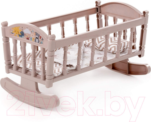Изображение товара Аксессуар для куклы Полесье Кроватка-качалка №4 / 54446