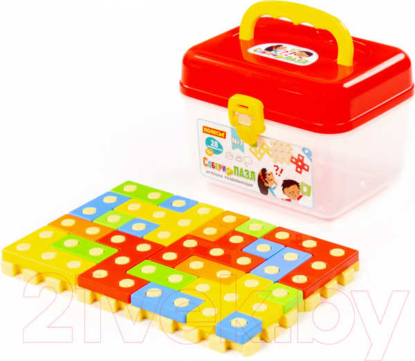 Изображение товара Конструктор Полесье Собери пазл №7 / 95381