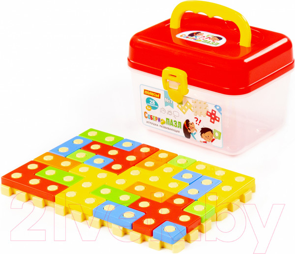 Изображение товара Конструктор Полесье Собери пазл №7 / 95381