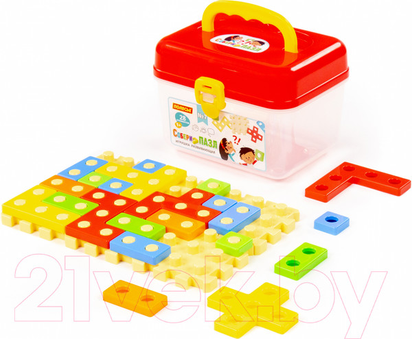 Изображение товара Конструктор Полесье Собери пазл №7 / 95381