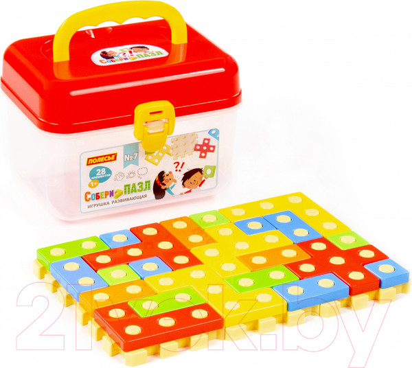 Изображение товара Конструктор Полесье Собери пазл №7 / 95381